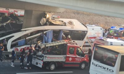 Ankara’da yolcu otobüsü köprüye çarptı; 10 ölü