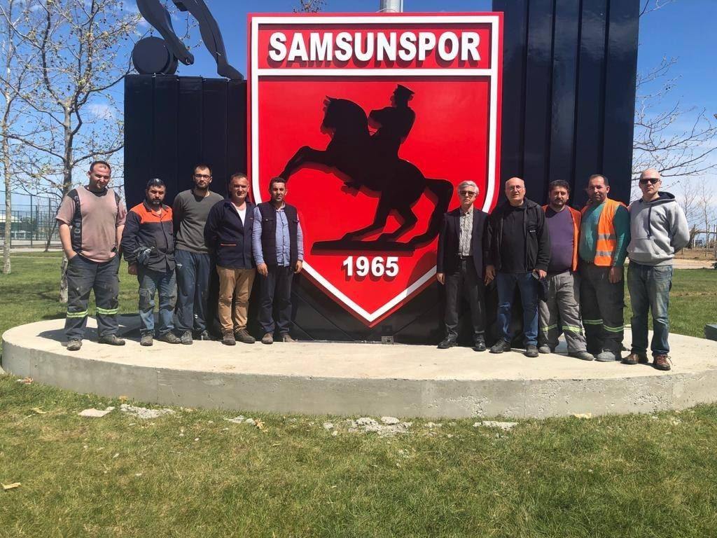 Büyükşehir’den Batı Park’a Samsunspor logosu