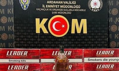 Ardahan’da 230 paket kaçak sigara yakalandı