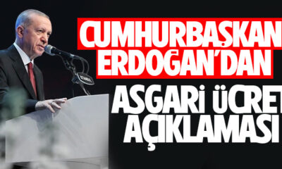 Cumhurbaşkanı Erdoğan asgari ücret ve maaş zammı açıklaması yaptı