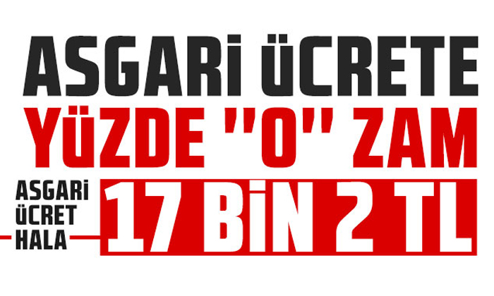 Asgari ücretlinin ara zam beklentisi hayal oldu!