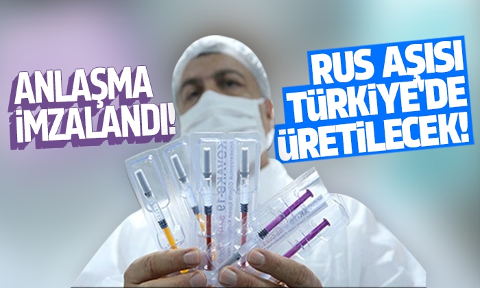 Rus aşısı Türkiye’de üretilecek!