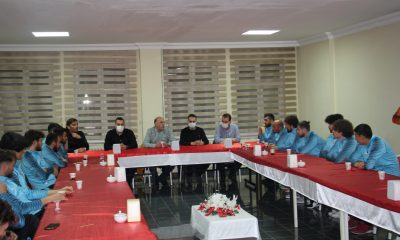 Öngel ve yönetim kurulundan Atakum Belediyespor kampına ziyaret