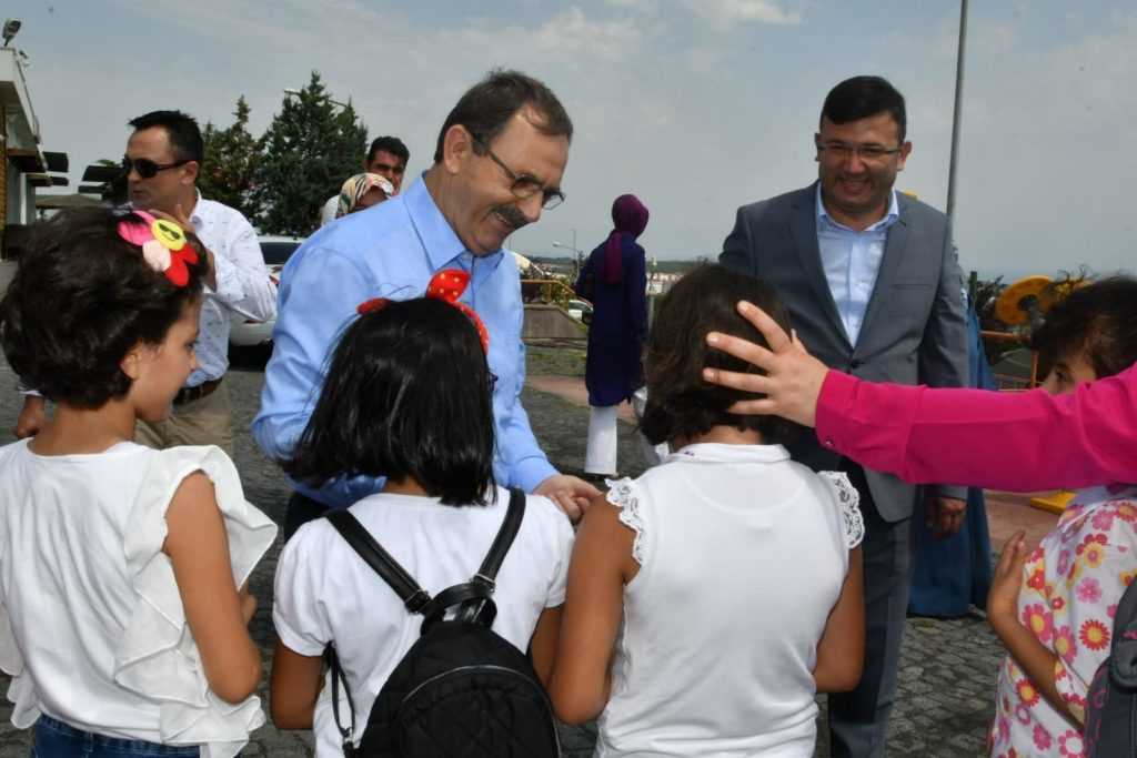 Başkan Şahin küçük misafirlerini ağırladı