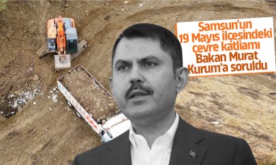 Samsun’un 19 Mayıs ilçesindeki çevre katliamı Bakan Murat Kurum’a soruldu