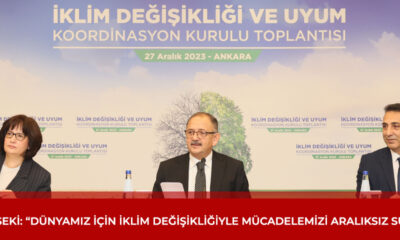 Dünya için iklim değişikliğiyle mücadeleyi aralıksız sürdüreceğiz