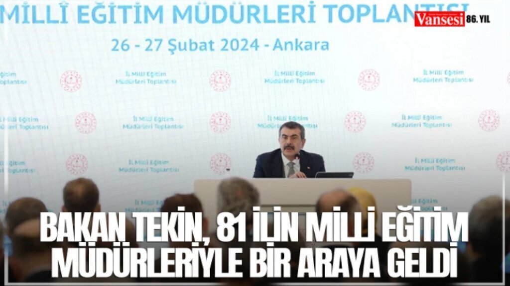 bakan tekin 81 ilin milli