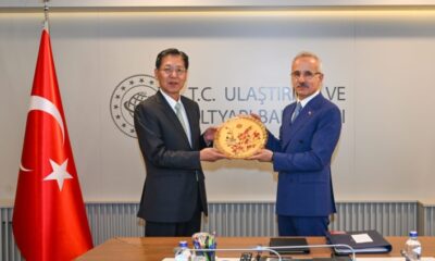 Bakan Uraloğlu Çin Halk Cumhuriyeti Türkiye Büyükelçisi Liu Shaobin’i Kabul Etti