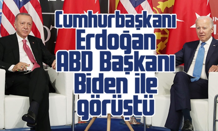 Cumhurbaşkanı Erdoğan ABD Başkanı Biden ile görüştü