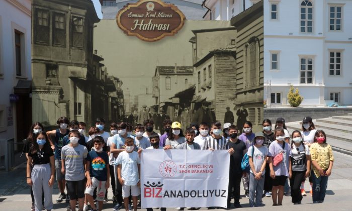 Biz Anadoluyuz projesi kapsamında Sinoplu öğrenciler Samsun’u gezdi.