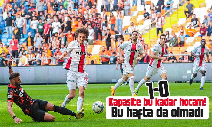 Adanspor Samsunspor maç soncu: 1-0