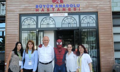 Örümcek Adam’ın dublörü Büyük Anadolu Hastaneleri’nde