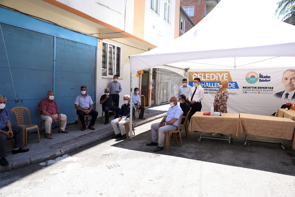 İlkadım Mahallelerinde çadır yeniden hizmette