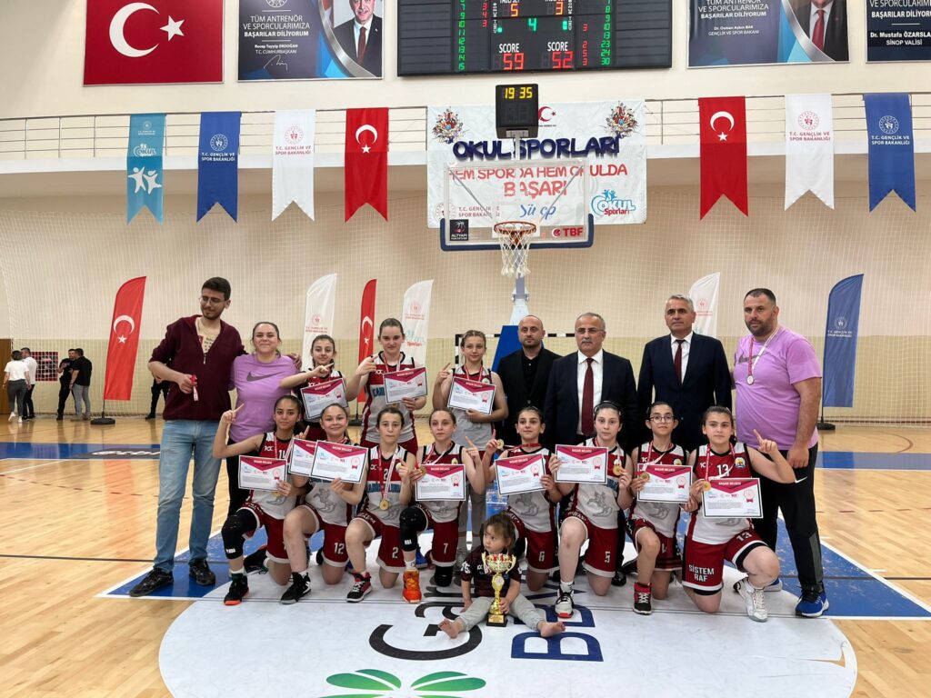 Canik basketbolda Türkiye Şampiyonu oldu