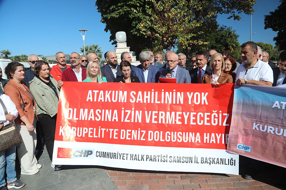 Samsun’da Marina Eylemi! Atakum sahilinden elinizi çekin