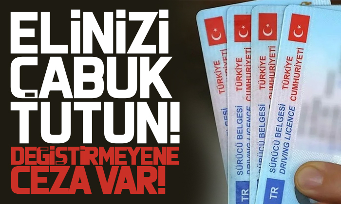 Ehliyetler için son uyarı yapıldı! Yenilemeyen bu parayı ödeyecek