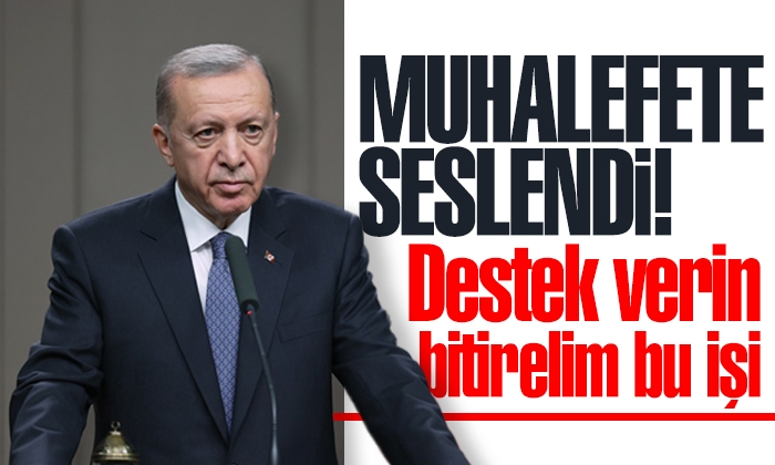 Erdoğan: Sayımız yetmiyor destek verin bu işi bitirelim!