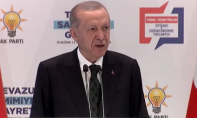 Cumhurbaşkanı Recep Tayyip Erdoğan, konuşuyor