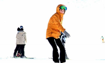 Ergan Dağı Kayak Merkezi’nde kayak sezonu sürüyor