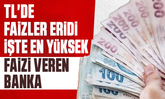 İşte en yüksek faizi veren banka