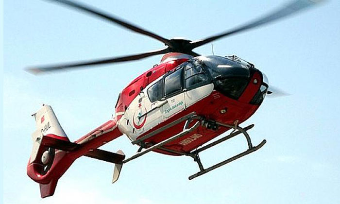 112 Helikopter Ambulansının Tarlaya İnmesine İzin Vermeyen Kişilere Gözaltı!
