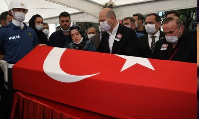 Samsunlu şehit polis Atakan Arslan’ın cenazesi Çarşamba İlçesi’nde toprağa verildi