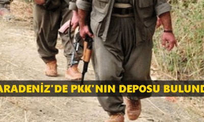 Karadeniz’de PKK’nın Deposu Bulundu