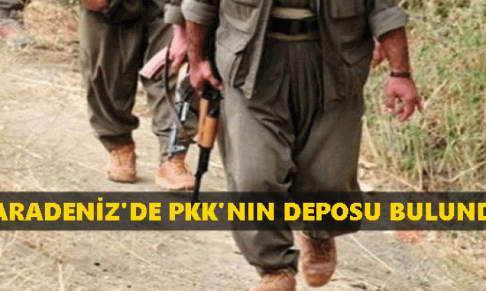 Karadeniz’de PKK’nın Deposu Bulundu