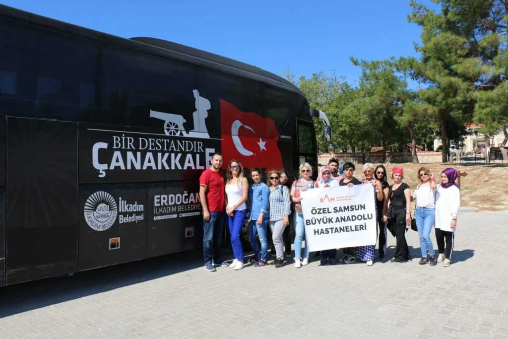 Hastane çalışanları Çanakkale’de