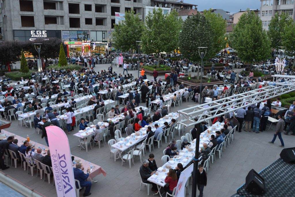 Havza’da 2bin 500 kişilik iftar