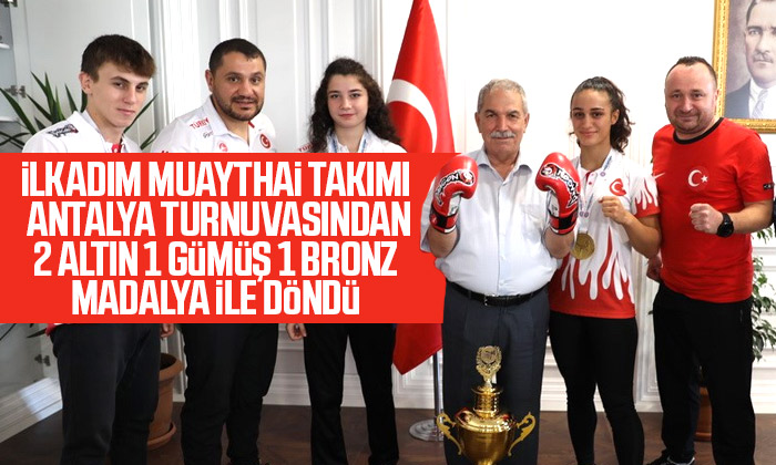 İlkadım Belediyespor Muaythai takım iki altın bir bronz madalya kazandı