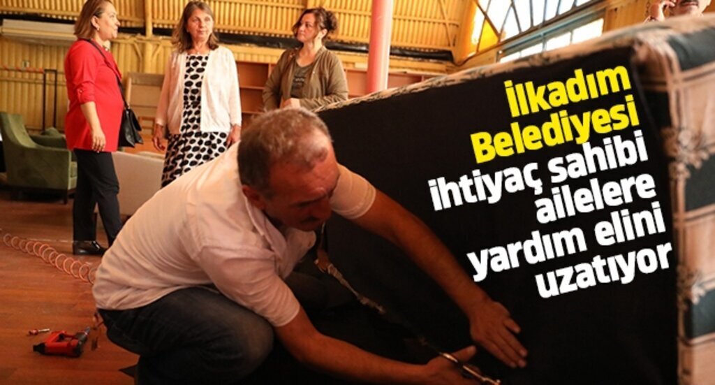 ilkadim Belediyesi ihtiyac sahibi ailelere yardim elini uzatiyor