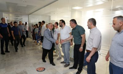 Başkan Demirtaş belediye personeli ile bayramlaştı