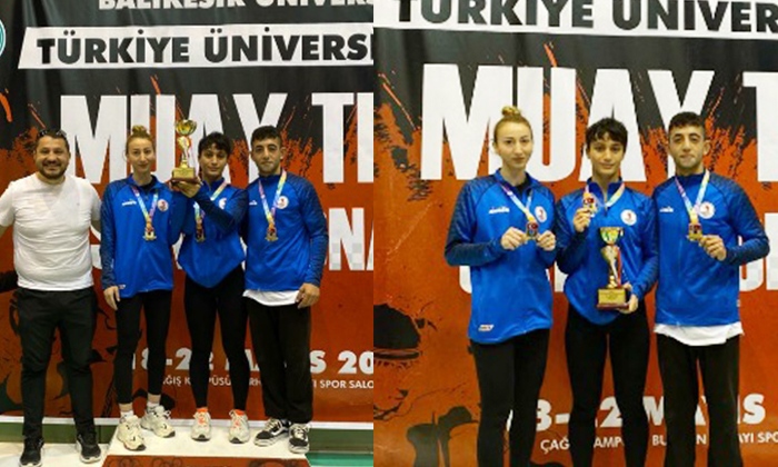 İlkadım Muaythai sporcuları 3 Türkiye şampiyonu derecesi ile döndü