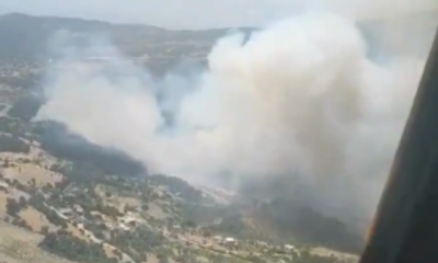 İzmir’de orman yangını: Sabuncubeli Tünelleri trafiğe kapandı