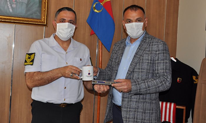 Başkan Akgül’den İlçe Jandarma Komutanı Hakan Akçay’a ziyaret