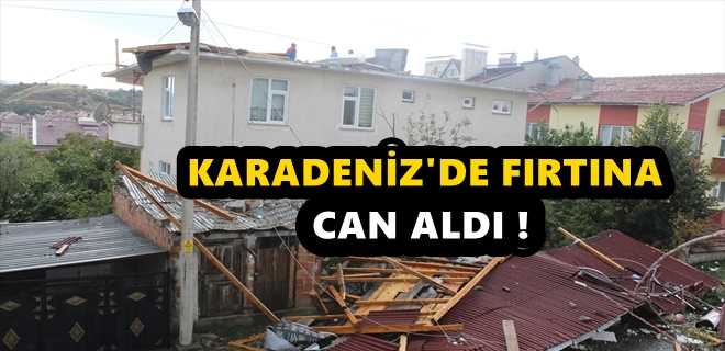 Karadeniz’de fırtına hayatı felç etti