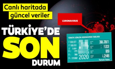 Türkiye’de günlük koronavirüs tablosu 31 ekim 2020