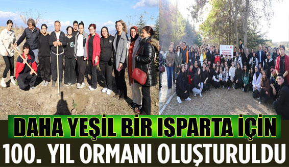 Öğrenciler El Biriliğiyle Orman Oluşturdu