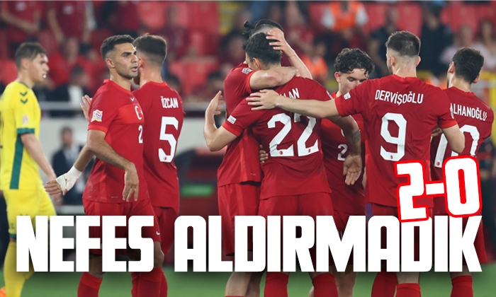 Türkiye – Litvanya maç sonucu: 2-0
