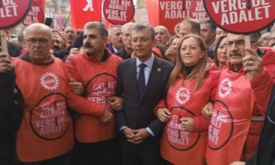 CHP Lideri Özel DİSK’in “Gelirde Adalet Vergide Adalet” basın açıklaması yaptı
