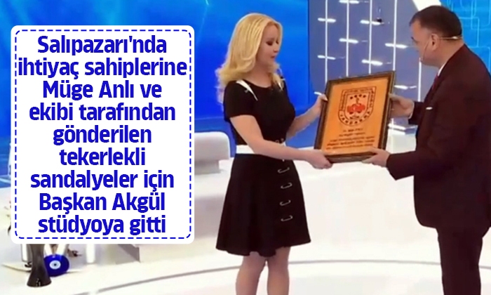 Başkan Halil Akgül ATV ‘Tatlı Sert’ programında Müge Anlı’nın konuğu oldu