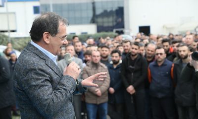 Mustafa Demir, Sampa Otomotiv çalışanlarıyla buluştu
