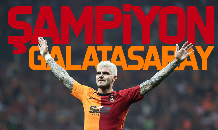 Galatasaray 24. şampiyonluğunu ilan etti