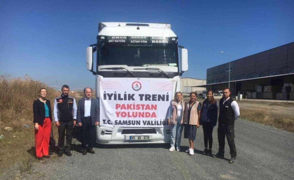 samsundan pakistana yardim tiri