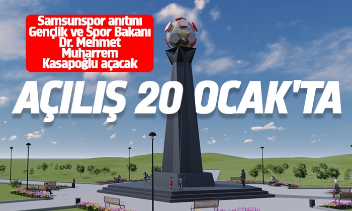 Samsunspor anıtı 20 Ocak’ta açılacak