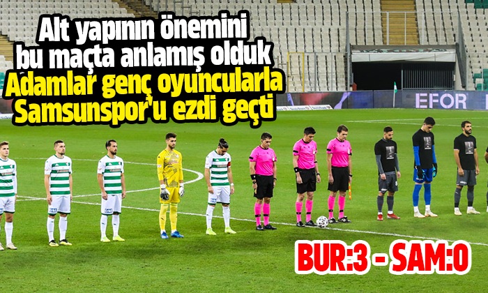 Samsunspor Bursaspor maç sonucu: 0-3