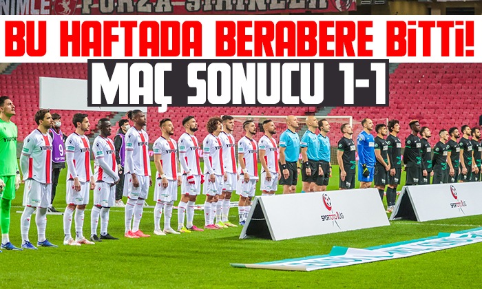 Samsunspor Bursaspor maç sonucu: 1-1