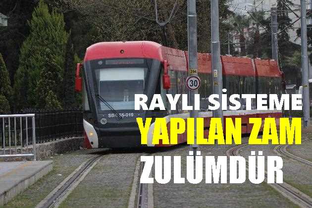 Samsun Büyükşehir Belediyesi Zam Kararını Geri Çekmelidir!