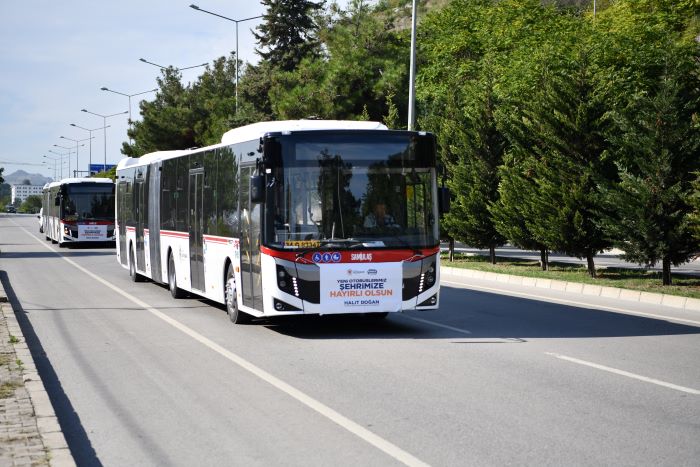 Samsun’da 10 yeni körüklü otobüs hizmete başlıyor